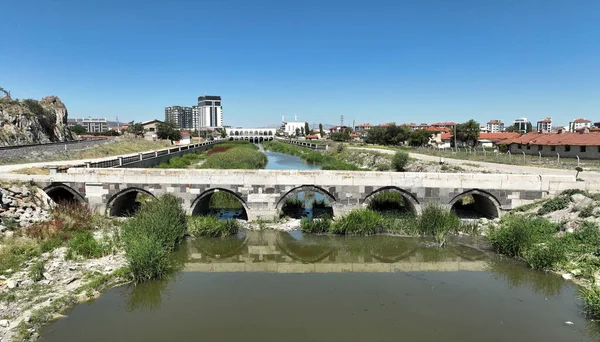 Мост Алтигоз Построен Начале Xiii Века Период Анатолийского Сельджука Фотография — стоковое фото