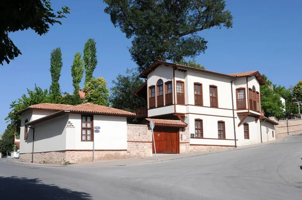Traditionelt Konya Hus Meram Landsby Palæ Bygget Sidste Perioder Det - Stock-foto