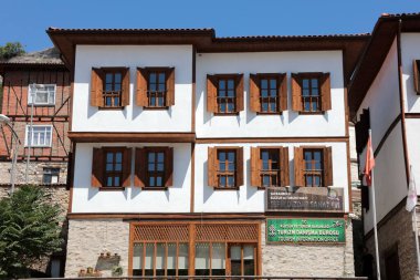 Safranbolu bölgesinde geleneksel bir Osmanlı malikanesi. Karabuk, Türkiye.