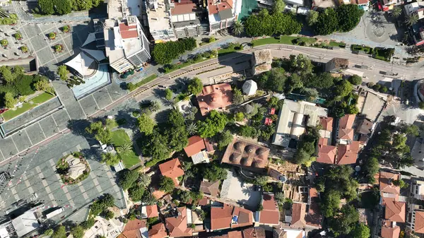 Photo Antalya Old City Center Taken Drone Antalya Turkey — Stock Photo, Image