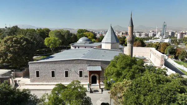 Konya Alaeddin Camii, Anadolu Seljuk döneminde 13. yüzyılda inşa edilmiştir. Konya, Türkiye.