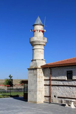 Obruk Köyü Camii 19. yüzyılda Osmanlı döneminde inşa edilmiştir. Karatay, Konya, Türkiye.