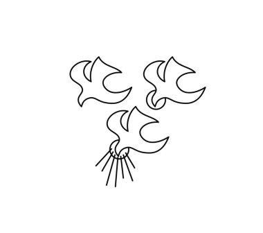 Kutsal Ruh Ateş Hattı, sanat vektör tasarımı 