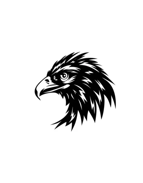 Eagle Face Sign Diseño Vectores Arte — Archivo Imágenes Vectoriales