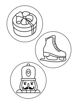   Noel ağacı süslemeleri.