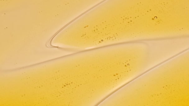 Miel Sucré Coulant Sur Fond Blanc Texture Liquide Miel Concept — Video