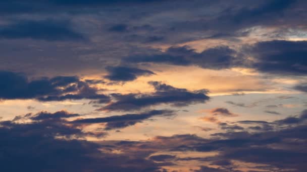 Vista Aérea Del Hermoso Cielo Con Nubes Sol Día Verano — Vídeos de Stock