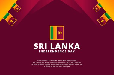 Sri Lanka Bağımsızlık Günü Uluslararası Anlık Tasarım Arkaplanı