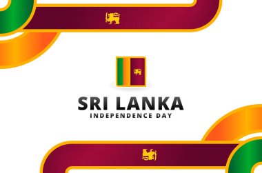 Sri Lanka Bağımsızlık Günü Uluslararası Anlık Tasarım Arkaplanı