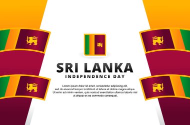 Sri Lanka Bağımsızlık Günü Uluslararası Anlık Tasarım Arkaplanı