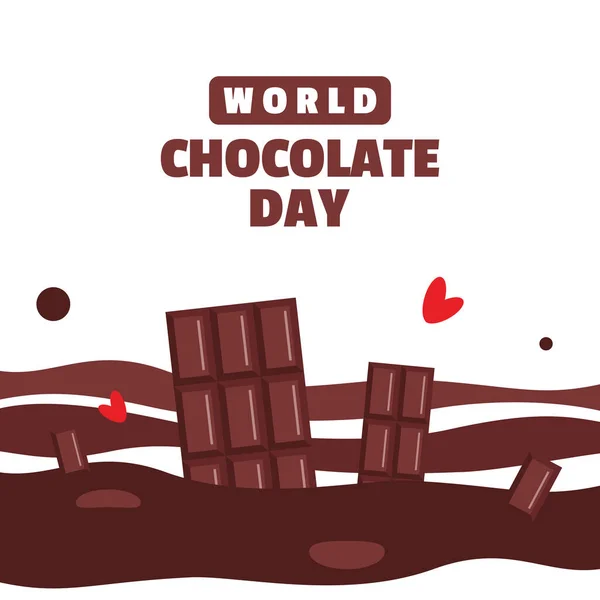 stock vector Chocolate Day Illustration Design Event