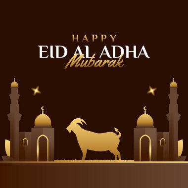 Kurban İslami İllüstrasyon etkinliği