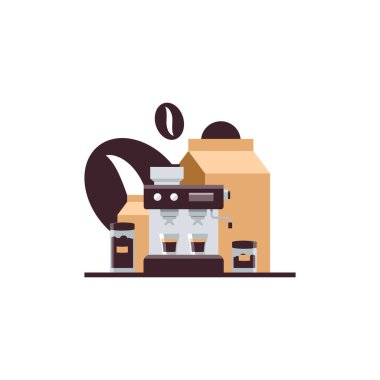 Uluslararası Kahve Günü için Kahve Çizimi Tasarımı