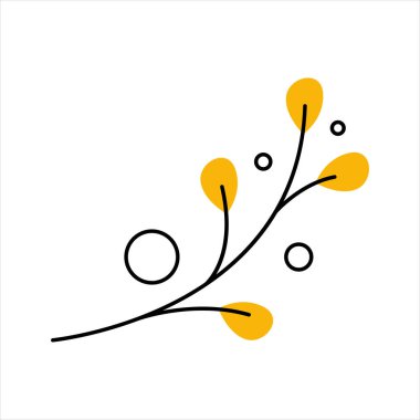 Kwanzaa Çiçek Eleman Koleksiyon Kümesi