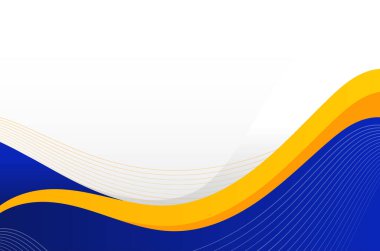 Dalga Arkaplan İş Şablonu Tasarımı