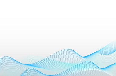 Dalga Arkaplan İş Şablonu Tasarımı