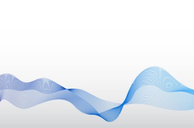 Dalga Arkaplan İş Şablonu Tasarımı