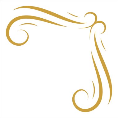 düğün eğrisi karmaşık süs tasarımı koleksiyonu