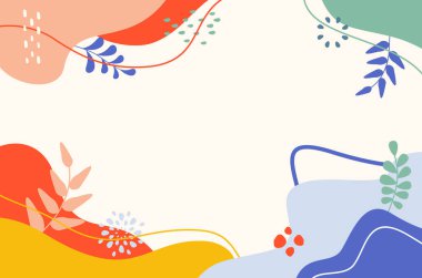 Estetik Soyut Arkaplan Vektör Tasarımı