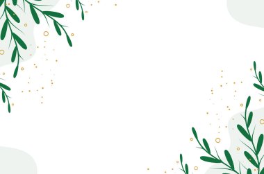 Botanik tasarım şablon arkaplan koleksiyonu