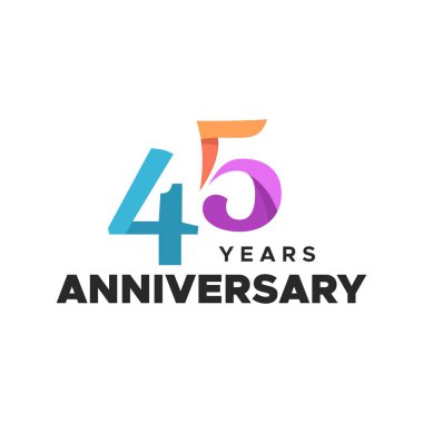 Yıldönümü Sayı Vektörü Tasarım Koleksiyonu