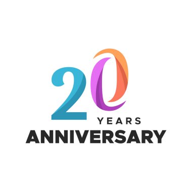 Yıldönümü Sayı Vektörü Tasarım Koleksiyonu