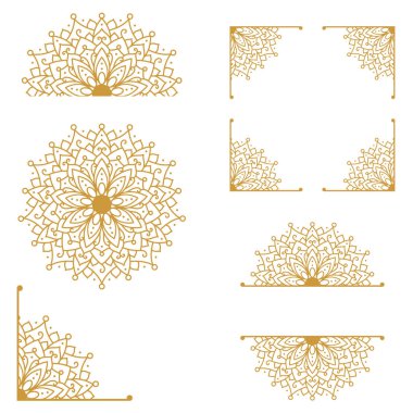 Mandala Tasarım Element Koleksiyonu Ayarları