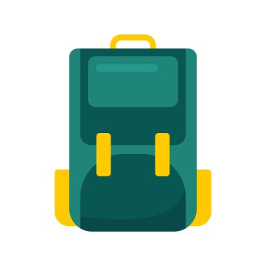 Okul elemanı vektör tasarım illüstrasyonuna geri dön