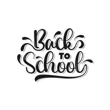 Okula Dönüş Harf Vektörü Tasarımı