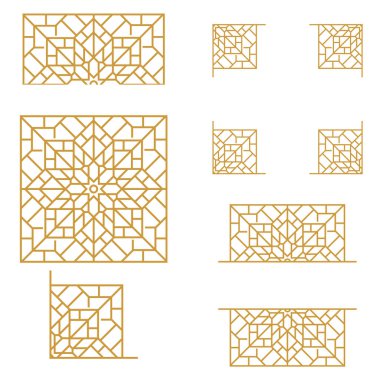 Mandala Tasarım Koleksiyonu Elementi