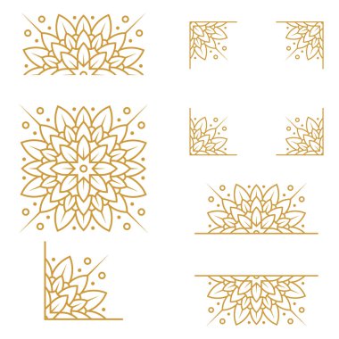 Mandala Tasarım Koleksiyonu Elementi