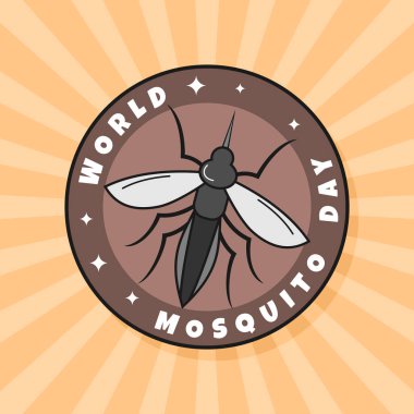 Dünya Sivrisinek Günü Harika Vektör Tasarımı