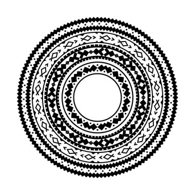 Hawaii kabile süslemeleri tasarım elementi