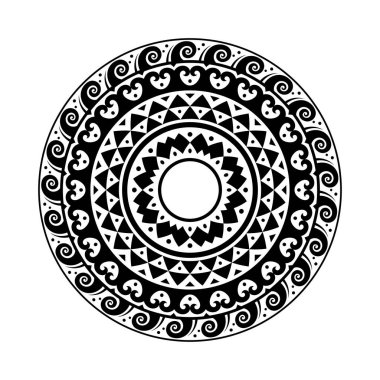 Hawaii kabile süslemeleri tasarım elementi