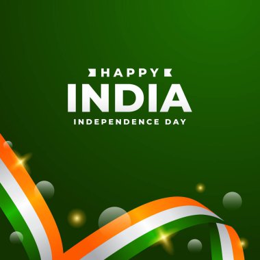 Hindistan Bağımsızlık Günü tasarım illüstrasyon koleksiyonu