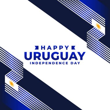 Uruguay Bağımsızlık Günü tasarım illüstrasyon koleksiyonu