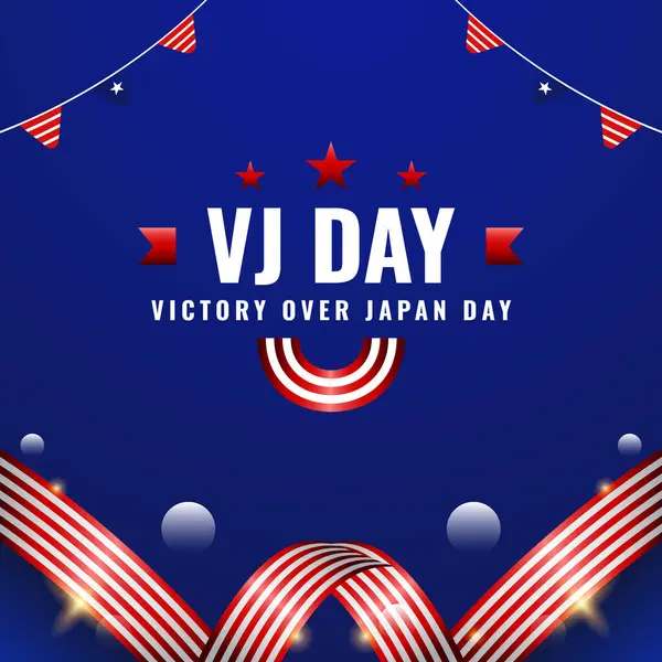 Stock vector VJ Day Design Illustration Collection