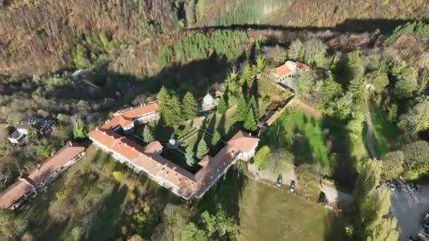 スコルスキ正教会の修道院の空想 母の仮定 ガブロヴォ地域 ブルガリア — ストック動画