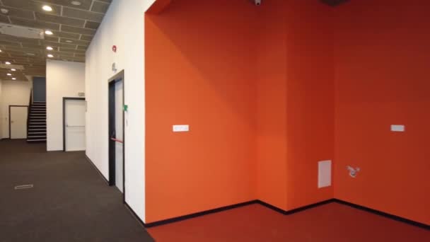 Modern Empty Business Space Brand New Office — Vídeos de Stock