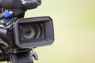profesyonel dijital video kamera yakın çekim