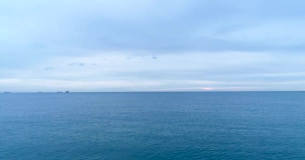Voo Sobre Oceano Mar Perto Água — Vídeo de Stock