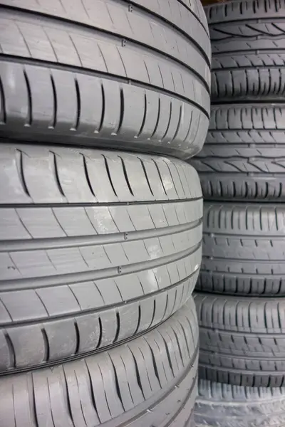 Close View Tires Car Shop — Stock Photo, Image