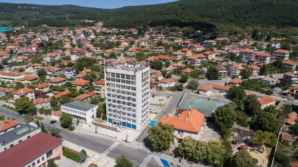 Aerial View Aksakovo Bulgaria Aksakovo Small Town Varna Province Northeastern Imágenes de stock libres de derechos