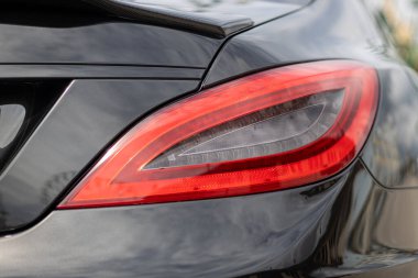 modern bir araba stop lambası closeup