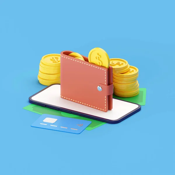 Cashback Maken Illustratie Betalen Opnemen Pictogram Portemonnee Met Restitutie Concept — Stockfoto