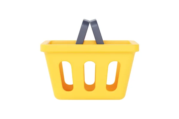 Market Warenkorb Render Icon Shop Bag Warengeschäft Handtasche Und Shopper — Stockfoto
