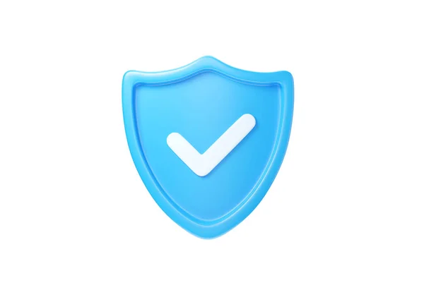Icono Escudo Ilustración Protección Cibernética Blockchain Proteger Elemento Seguridad Acceso —  Fotos de Stock