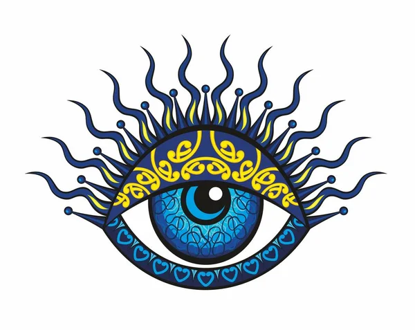 Знак Векторной Иллюстрации Глаза — стоковый вектор