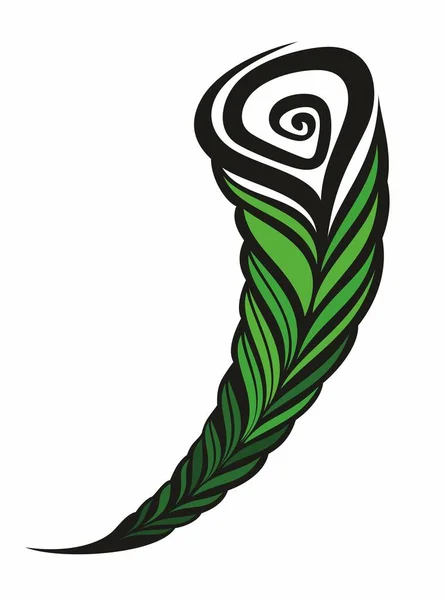 Eye Peacock Feather Illustration Vectorielle — Image vectorielle