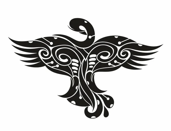 Eagle Symbol White Background — Stock Vector
